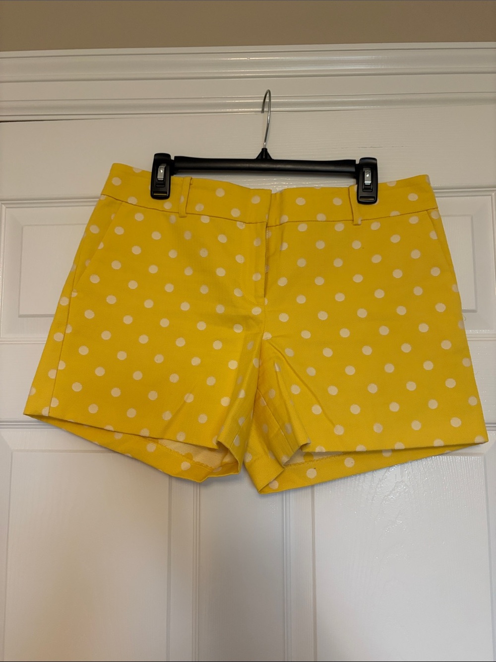 Ann Taylor Yellow Polka Dot Shorts